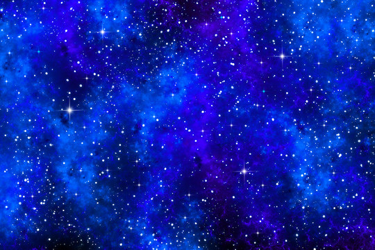 藍色星空背景