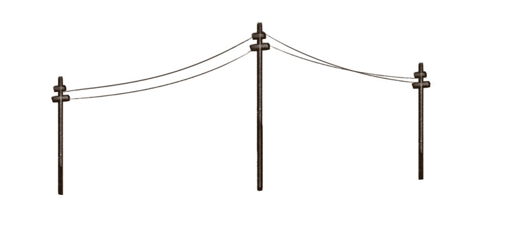 小清新美麗鄉(xiāng)村電線桿