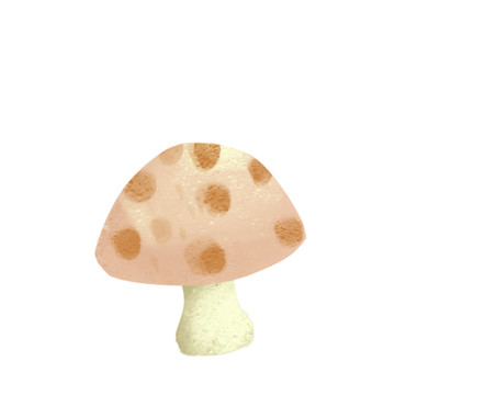 橙色調(diào)小清新風(fēng)格蘑菇