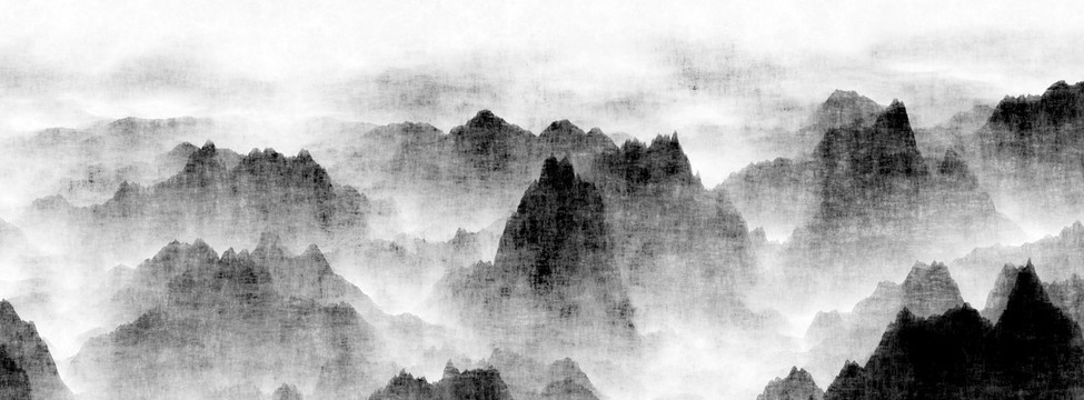 水墨山水長卷