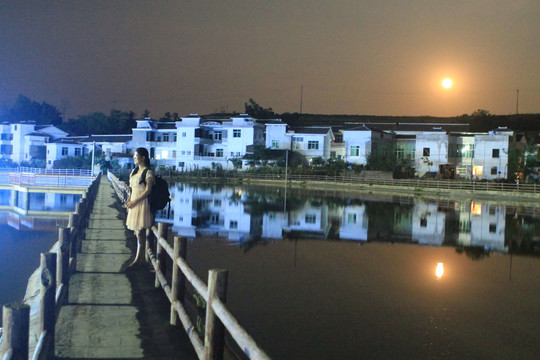 洞沟河夜景CW