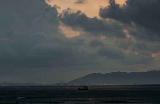 海南清水湾晚霞