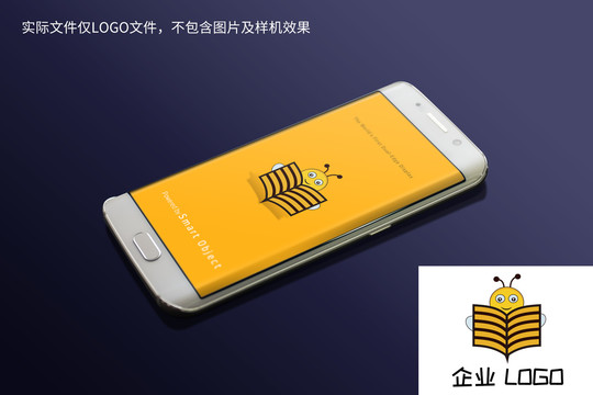手機(jī)閱讀APP蜜蜂logo設(shè)計(jì)
