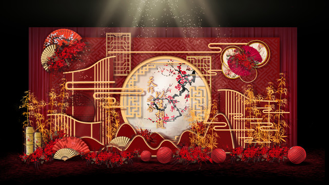 紅色中式婚禮