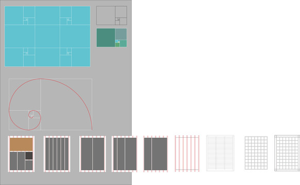 黄金螺旋和网格