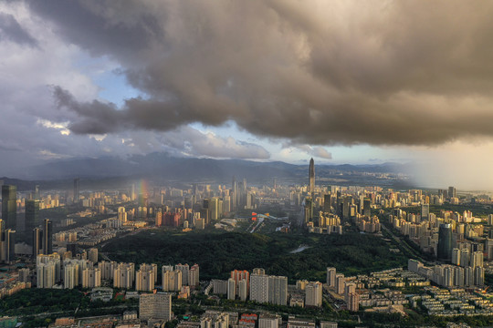 深圳中心区航拍