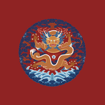 團龍紋樣