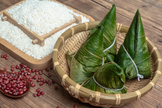 中国传统节日端午节粽子食材