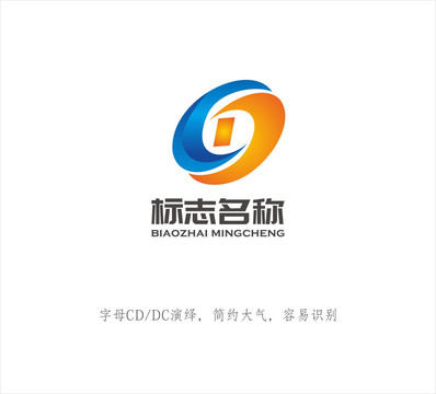 DC字母LOGO设计