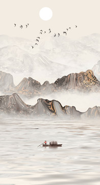 新中式山水畫