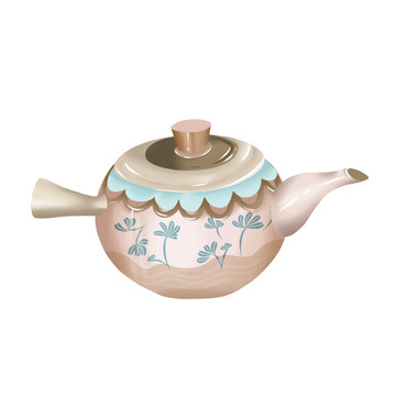 手繪精美茶壺