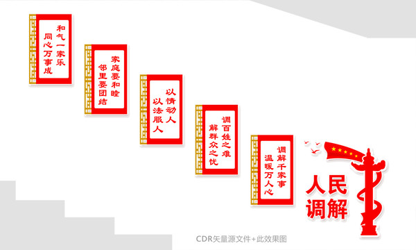 人民調(diào)解樓梯文化