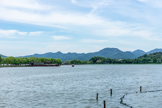 西湖山水风光