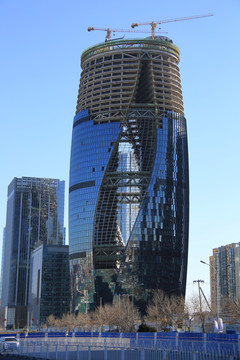 丽泽SOHO在建大楼