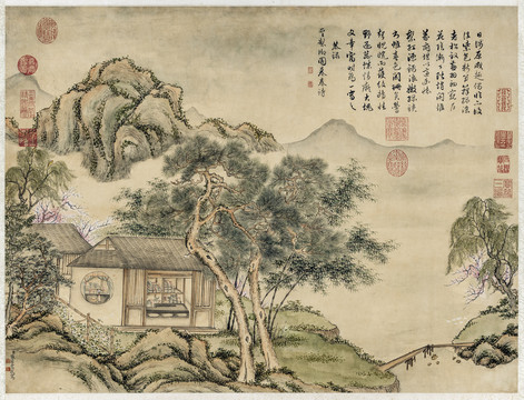 張若靄御園暮春詩(shī)圖