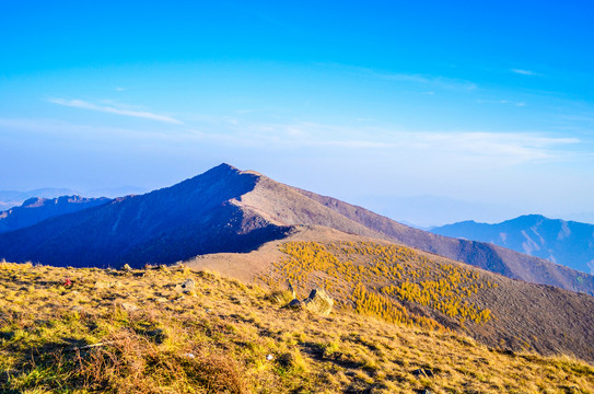 海坨山秋色