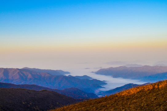 海坨山秋色