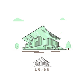 上海大劇院插圖
