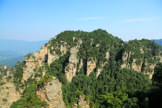 张家界风景区峰林地貌景观