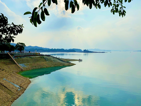 湖景