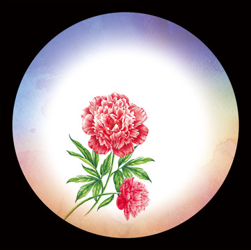 手繪花