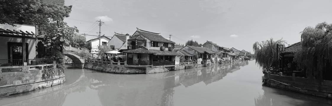 古鎮老照片全景