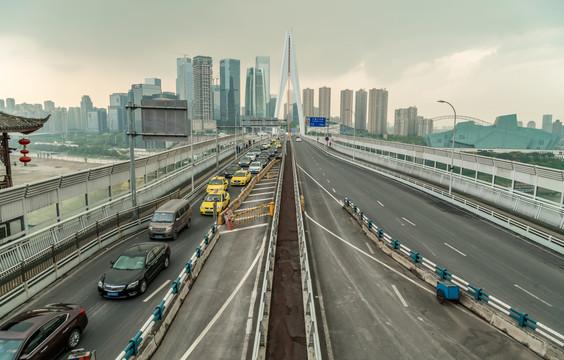 重庆跨江公路桥梁