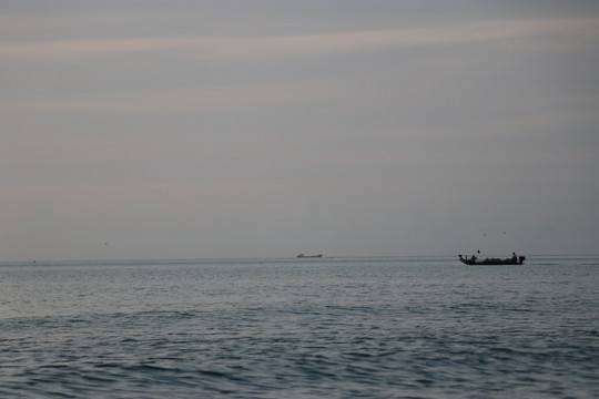 双月湾渔船