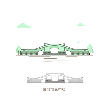 深圳市民中心插图