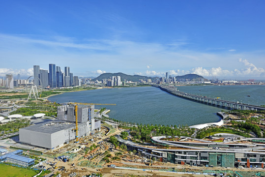 深圳前海湾大全景