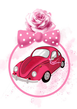 汽車和鮮花