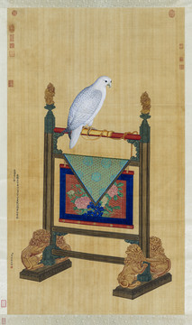 賀清泰白海青圖