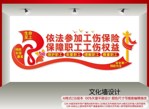 工傷保險宣傳展板