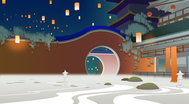 中國(guó)風(fēng)建筑矢量