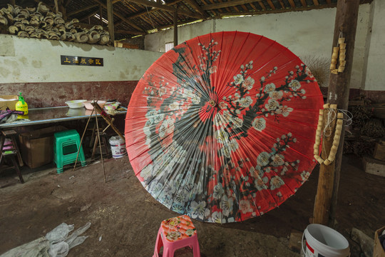 四川泸州尧霸油纸伞