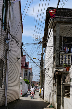 乡村民居小巷子