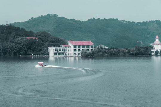 道观河水库风光