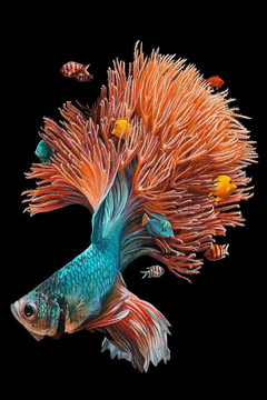 金魚美尾