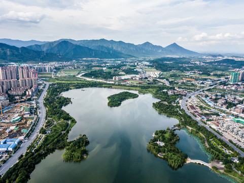 广东省清远市飞来湖湿地公园景观