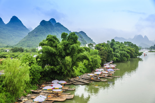 遇龙河风光