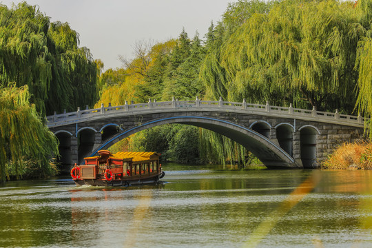 濟南大明湖公園北渚橋