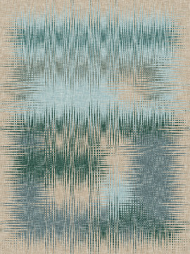 灰绿色抽象编织花纹地毯