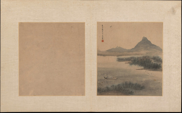 沈荃山水畫(huà)冊(cè)
