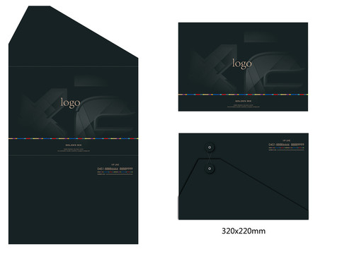 地产资料袋信封设计