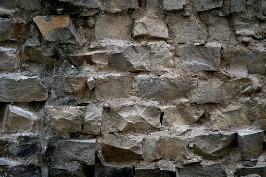 粗糙的石头墙