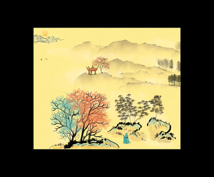 國(guó)畫(huà)山水