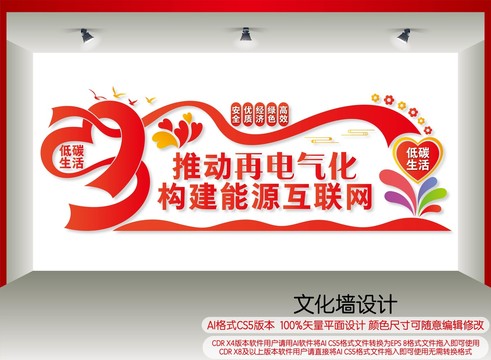 能源公司形象墻
