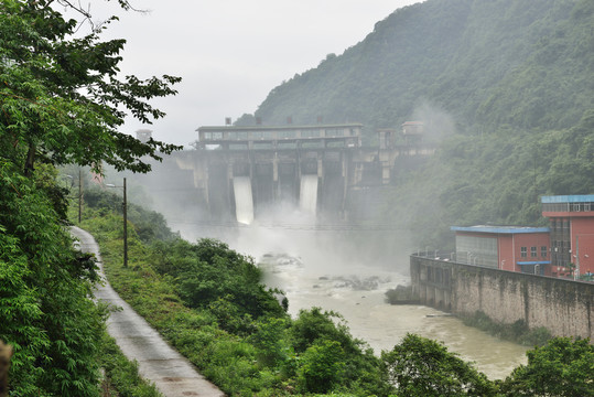 湖北宜都市渡水电站