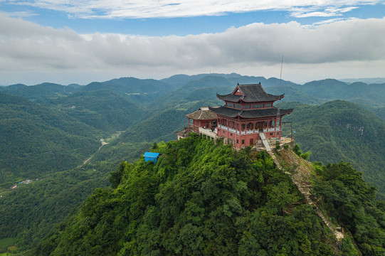 湖北宜都市梁山风光