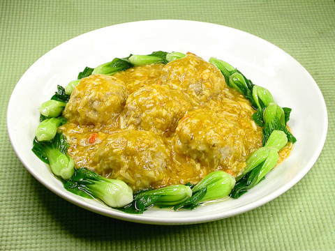 蟹粉獅子頭